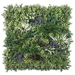 image of artificial green wall panels Burgundy A by Calico Greens