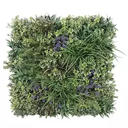 image of artificial green wall panels Burgundy B by Calico Greens